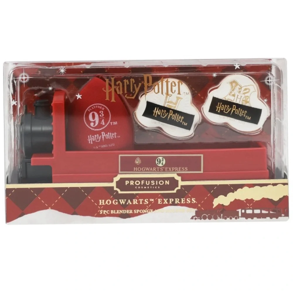 Profusion Cosmetics: Harry Potter Hogwarts Express 3 pc. Sponge and Holder Set